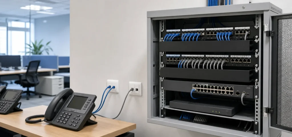 Построение СКС для внедрения IP телефонии — VoIP инфраструктура Построение СКС для внедрения IP телефонии — VoIP инфраструктура